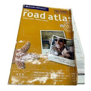 Rand McNally the Road Atlas US Canada Mexico 2001 edition maps by state READ